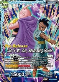 Uub // Uub & Mr. Buu, Resonating Spirits - Wild Resurgence Pre-Release Cards - Dragon Ball Super: Masters card