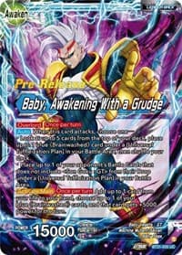 Baby // Baby, Awakening With a Grudge - Wild Resurgence Pre-Release Cards - Dragon Ball Super: Masters card