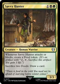 Savvy Hunter - Commander: The Lord of the Rings: Tales of Middle-earth - Magic: The Gathering card