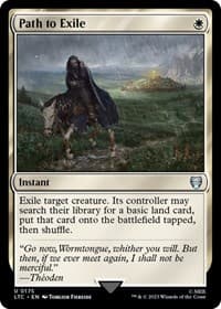 Path to Exile - Commander: The Lord of the Rings: Tales of Middle-earth - Magic: The Gathering card