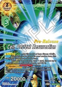 Cell, Perfect Resurrection - Wild Resurgence Pre-Release Cards - Dragon Ball Super: Masters card