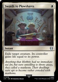 Swords to Plowshares - Commander: The Lord of the Rings: Tales of Middle-earth - Magic: The Gathering card