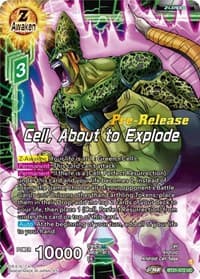 Cell, About to Explode - Wild Resurgence Pre-Release Cards - Dragon Ball Super: Masters card