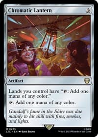 Chromatic Lantern - Commander: The Lord of the Rings: Tales of Middle-earth - Magic: The Gathering card