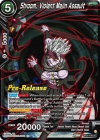 Shroom, Violent Majin Assault - Wild Resurgence Pre-Release Cards - Dragon Ball Super: Masters card