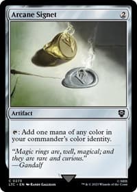 Arcane Signet - Commander: The Lord of the Rings: Tales of Middle-earth - Magic: The Gathering card