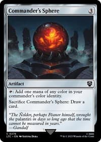 Commander's Sphere - Commander: The Lord of the Rings: Tales of Middle-earth - Magic: The Gathering card