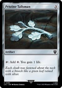 Pristine Talisman - Commander: The Lord of the Rings: Tales of Middle-earth - Magic: The Gathering card