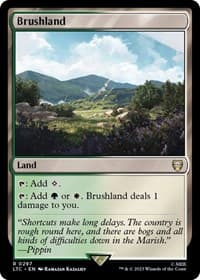 Brushland - Commander: The Lord of the Rings: Tales of Middle-earth - Magic: The Gathering card