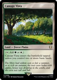 Canopy Vista - Commander: The Lord of the Rings: Tales of Middle-earth - Magic: The Gathering card