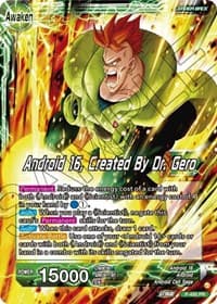 Android 16 // Android 16, Created By Dr. Gero - Promotion Cards - Dragon Ball Super: Masters card