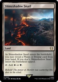 Shineshadow Snarl - Commander: The Lord of the Rings: Tales of Middle-earth - Magic: The Gathering card