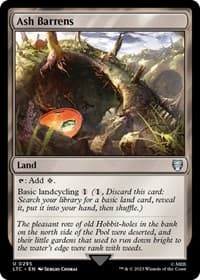 Ash Barrens - Commander: The Lord of the Rings: Tales of Middle-earth - Magic: The Gathering card