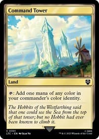 Command Tower - Commander: The Lord of the Rings: Tales of Middle-earth - Magic: The Gathering card