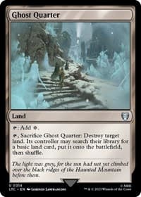 Ghost Quarter - Commander: The Lord of the Rings: Tales of Middle-earth - Magic: The Gathering card