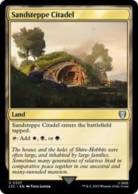 Sandsteppe Citadel - Commander: The Lord of the Rings: Tales of Middle-earth - Magic: The Gathering card