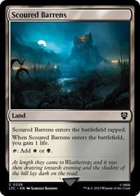 Scoured Barrens - Commander: The Lord of the Rings: Tales of Middle-earth - Magic: The Gathering card