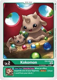 Kokomon - Alternative Being Booster - Digimon Card Game card