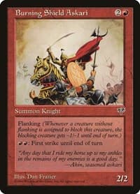 Burning Shield Askari - Mirage - Magic: The Gathering card