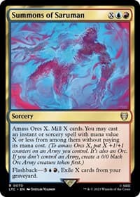 Summons of Saruman - Commander: The Lord of the Rings: Tales of Middle-earth - Magic: The Gathering card