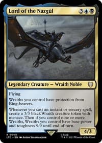 Lord of the Nazgul - Commander: The Lord of the Rings: Tales of Middle-earth - Magic: The Gathering card