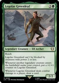 Legolas Greenleaf - Commander: The Lord of the Rings: Tales of Middle-earth - Magic: The Gathering card