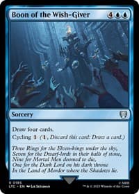 Boon of the Wish-Giver - Commander: The Lord of the Rings: Tales of Middle-earth - Magic: The Gathering card