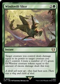 Windswift Slice - Commander: The Lord of the Rings: Tales of Middle-earth - Magic: The Gathering card