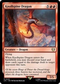 Knollspine Dragon - Commander: The Lord of the Rings: Tales of Middle-earth - Magic: The Gathering card