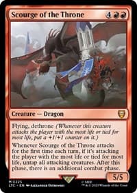 Scourge of the Throne - Commander: The Lord of the Rings: Tales of Middle-earth - Magic: The Gathering card