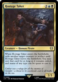 Hostage Taker - Commander: The Lord of the Rings: Tales of Middle-earth - Magic: The Gathering card
