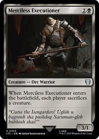 Merciless Executioner - Commander: The Lord of the Rings: Tales of Middle-earth - Magic: The Gathering card