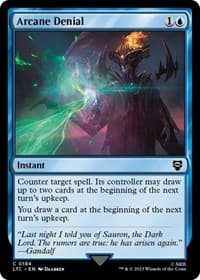 Arcane Denial - Commander: The Lord of the Rings: Tales of Middle-earth - Magic: The Gathering card