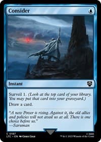 Consider - Commander: The Lord of the Rings: Tales of Middle-earth - Magic: The Gathering card