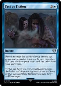 Fact or Fiction - Commander: The Lord of the Rings: Tales of Middle-earth - Magic: The Gathering card
