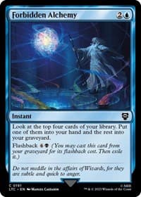 Forbidden Alchemy - Commander: The Lord of the Rings: Tales of Middle-earth - Magic: The Gathering card
