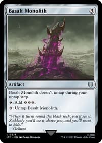 Basalt Monolith - Commander: The Lord of the Rings: Tales of Middle-earth - Magic: The Gathering card