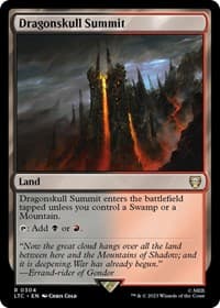 Dragonskull Summit - Commander: The Lord of the Rings: Tales of Middle-earth - Magic: The Gathering card
