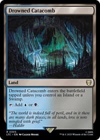 Drowned Catacomb - Commander: The Lord of the Rings: Tales of Middle-earth - Magic: The Gathering card