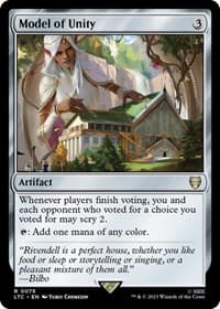 Model of Unity - Commander: The Lord of the Rings: Tales of Middle-earth - Magic: The Gathering card