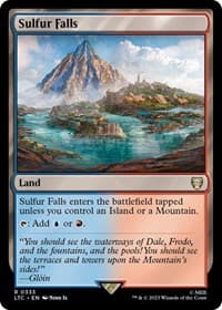 Sulfur Falls - Commander: The Lord of the Rings: Tales of Middle-earth - Magic: The Gathering card