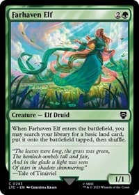 Farhaven Elf - Commander: The Lord of the Rings: Tales of Middle-earth - Magic: The Gathering card