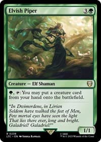 Elvish Piper - Commander: The Lord of the Rings: Tales of Middle-earth - Magic: The Gathering card