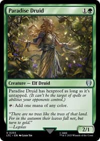 Paradise Druid - Commander: The Lord of the Rings: Tales of Middle-earth - Magic: The Gathering card