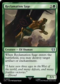 Reclamation Sage - Commander: The Lord of the Rings: Tales of Middle-earth - Magic: The Gathering card