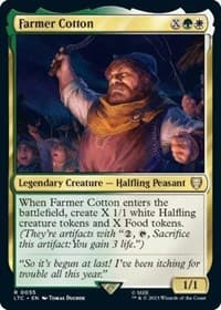 Farmer Cotton - Commander: The Lord of the Rings: Tales of Middle-earth - Magic: The Gathering card