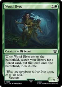 Wood Elves - Commander: The Lord of the Rings: Tales of Middle-earth - Magic: The Gathering card