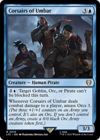 Corsairs of Umbar - Commander: The Lord of the Rings: Tales of Middle-earth - Magic: The Gathering card