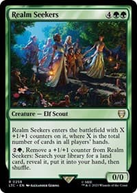 Realm Seekers - Commander: The Lord of the Rings: Tales of Middle-earth - Magic: The Gathering card