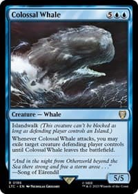 Colossal Whale - Commander: The Lord of the Rings: Tales of Middle-earth - Magic: The Gathering card